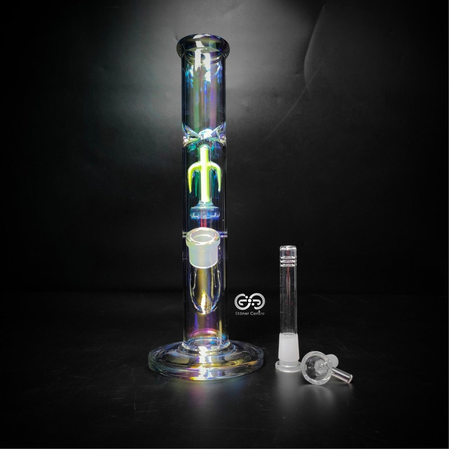 Glass Bong | BONG STRAIGHT WITH CACTUS PERCCULATOR 12 INCH
