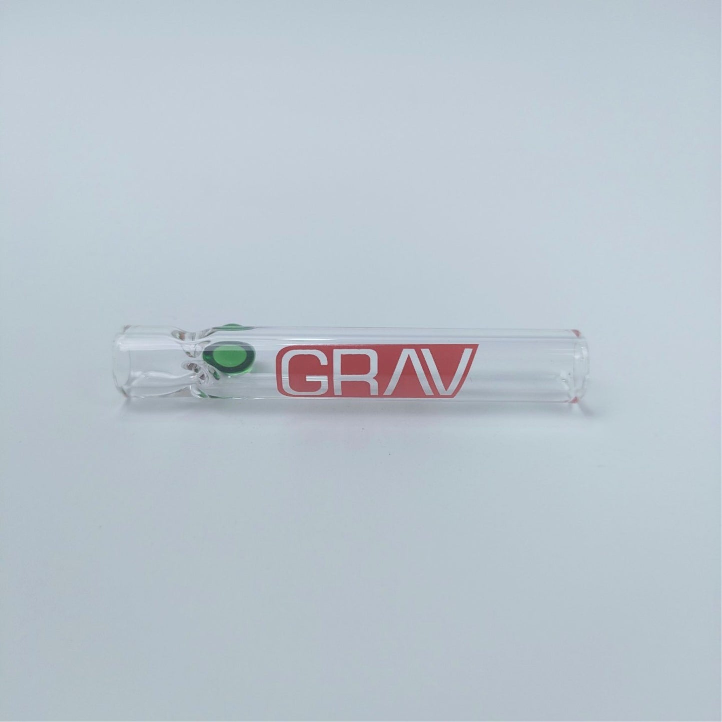 PIPE | GRAV CHILLUM FOR DRY HERB ONE HITTER 3.5 INCH | CLEAR BODY
