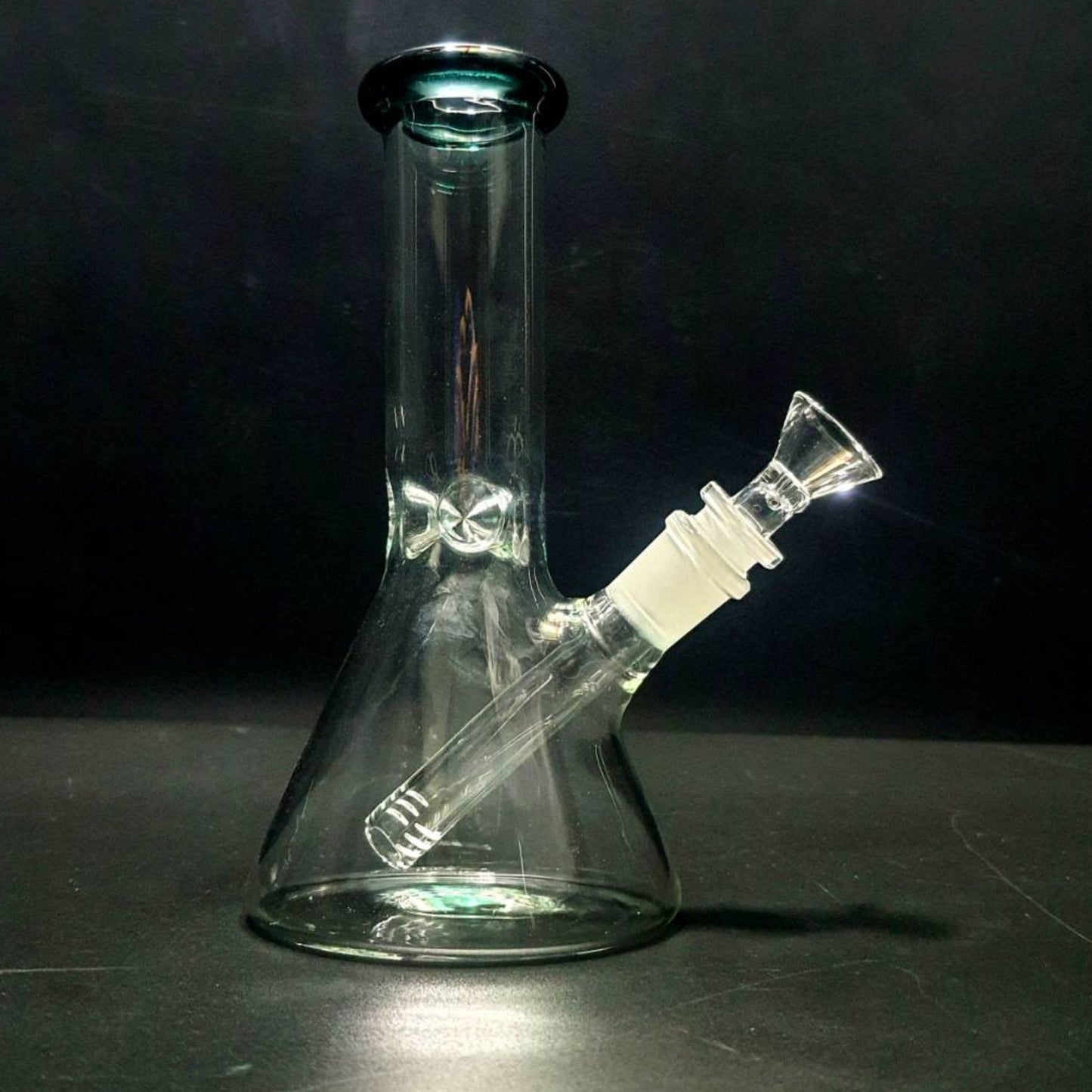 Glass Bong | WP310 COLORFUL MOUTHPIECE BEAKER MINI GLASS BONG 8 INCH