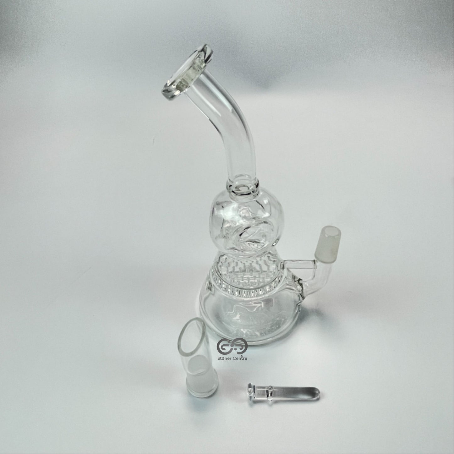 Glass Bong | MINI BEAKER HONEYCOMB PERC 7 INCH