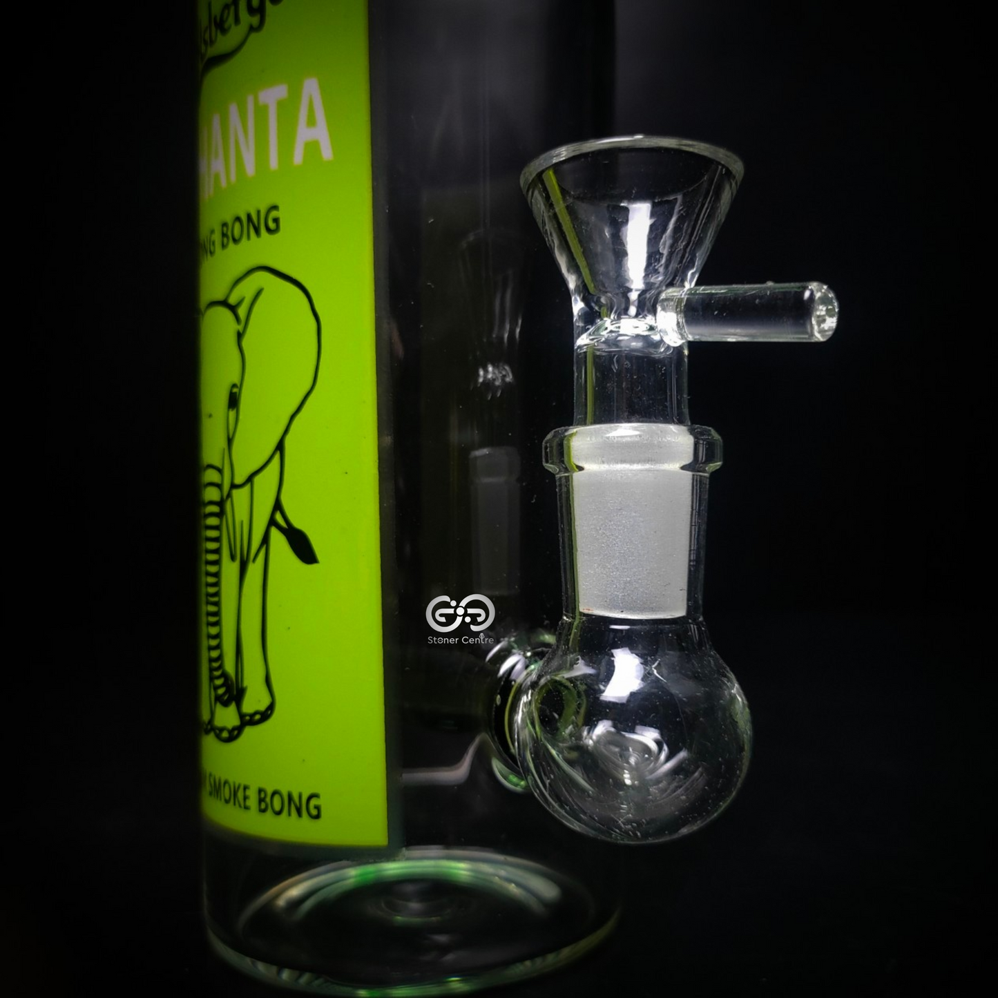 Glass Bong | ELEPHANTA CHARLSBERGER BONG WITH PERCOLATOR 9.5 INCH