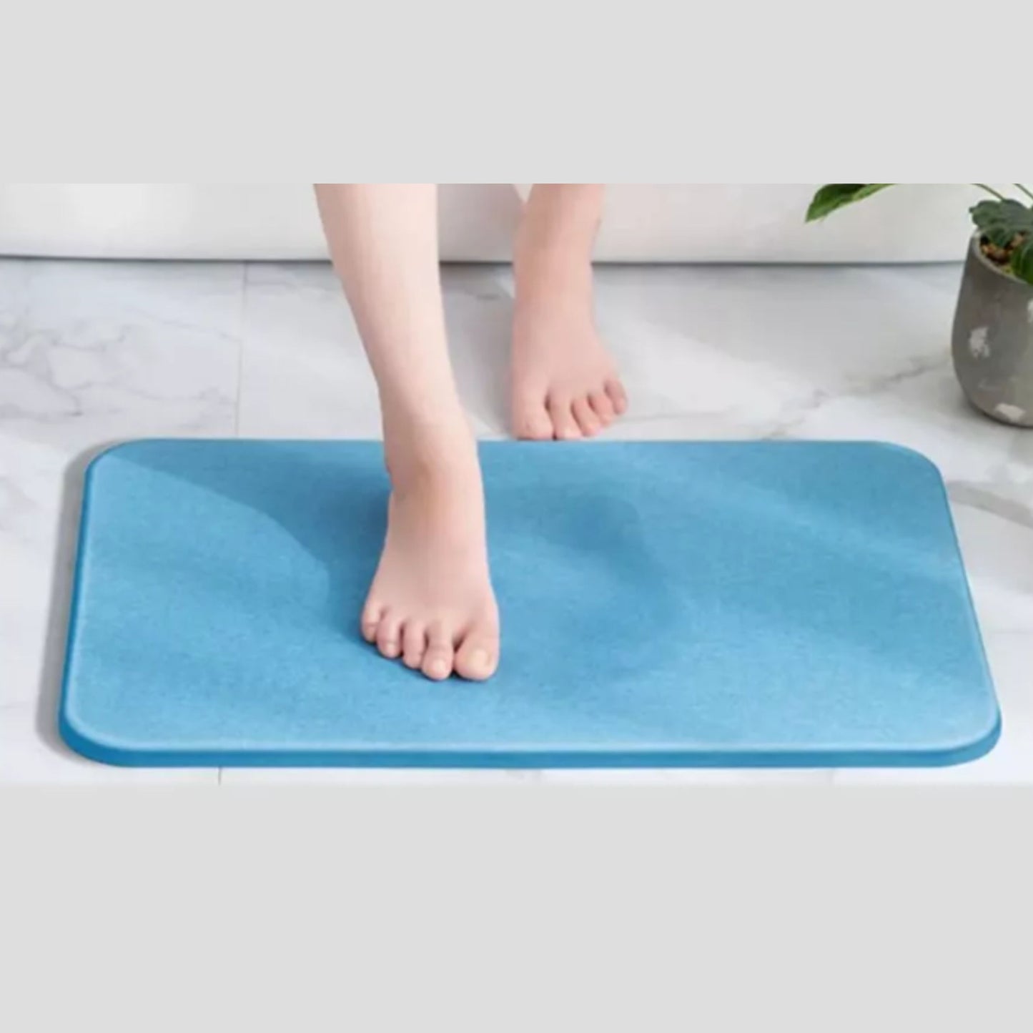 DIATOMITE BATH MAT | พรมหินเช็ดเท้าญี่ปุ่น 390x600mm - แร่หินเช็ดเท้า พรมห้องน้ำ พรมเช็ดเท้าแร่หิน ซับน้ำดี