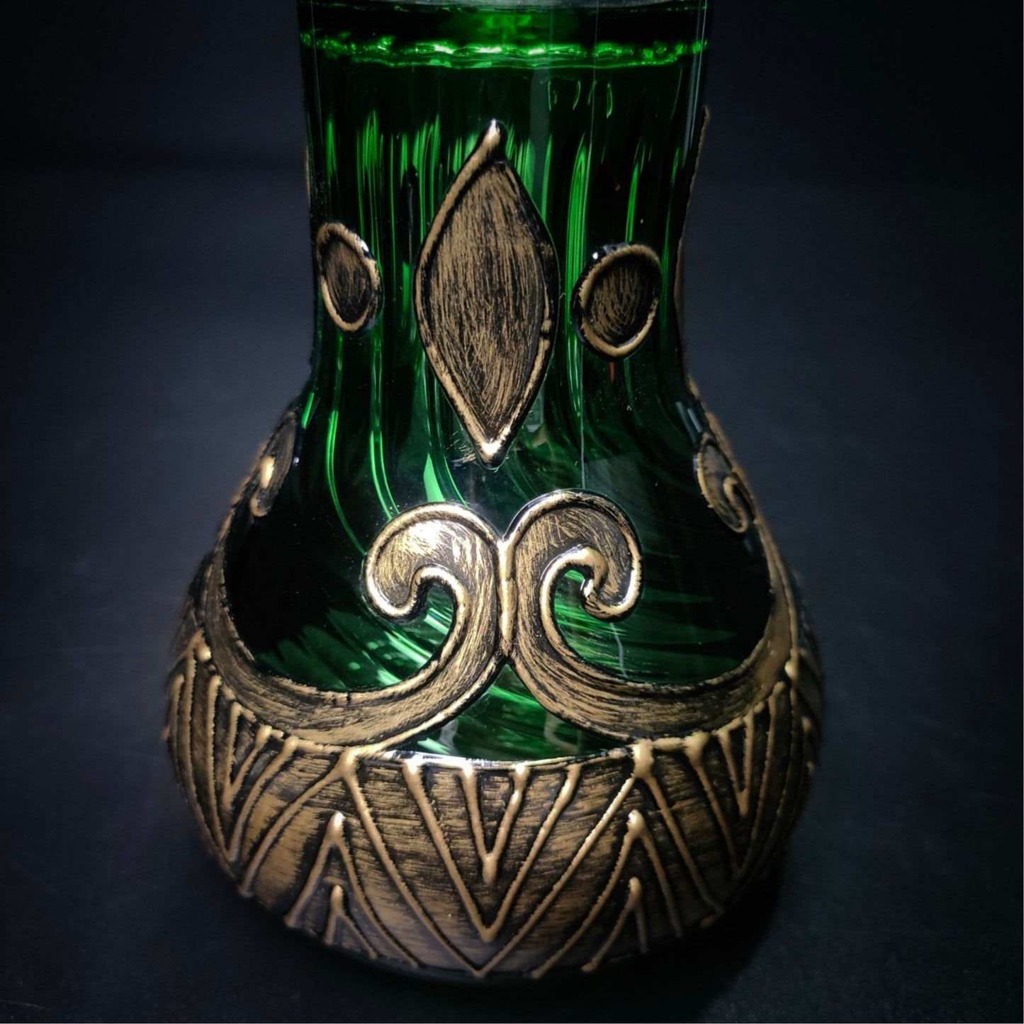 Glass Bong | COPPER PLATED BEAKER WITH 6 - ARM PERC 13 INCH