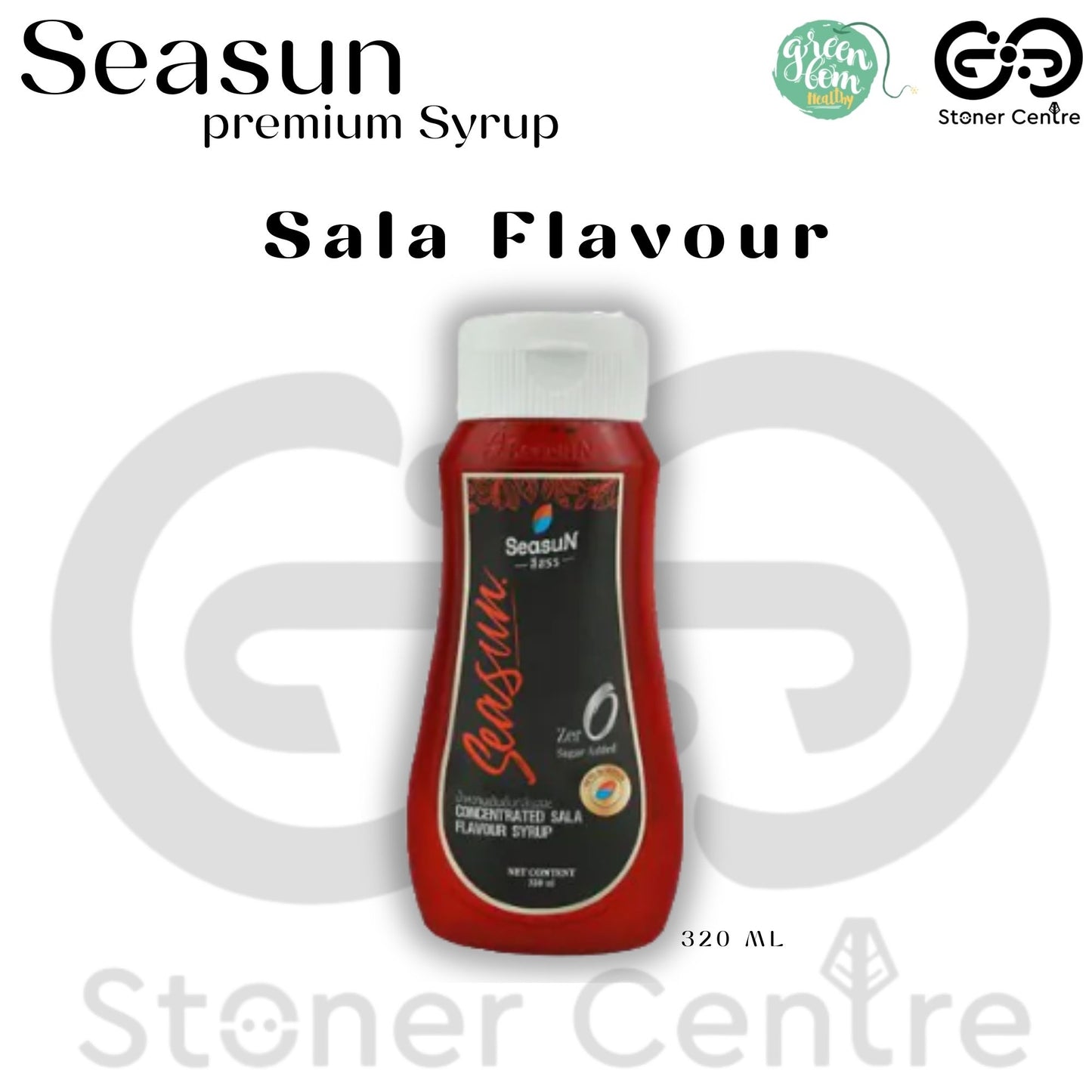 Seasun Premium Concentrated Syrup - Sala | "กลิ่นสละ" สีสรรไซรัป น้ำหวานเข้มข้นพรีเมี่ยม น้ำตาล 0% KETO
