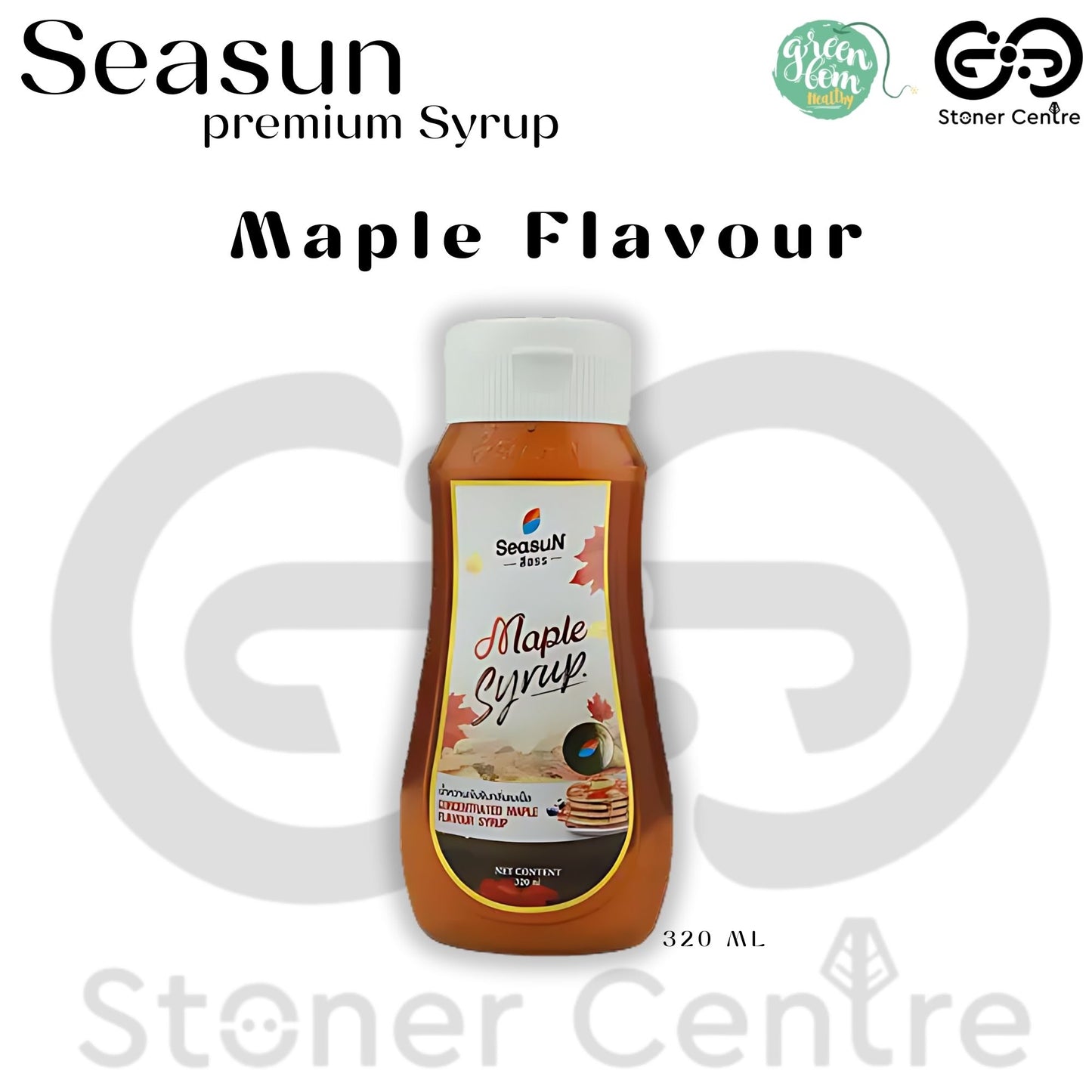 Seasun Premium Concentrated Syrup - Meple | "กลิ่นเมเปิ้ล" สีสรรไซรัป น้ำหวานเข้มข้นพรีเมี่ยม น้ำตาล 0% KETO