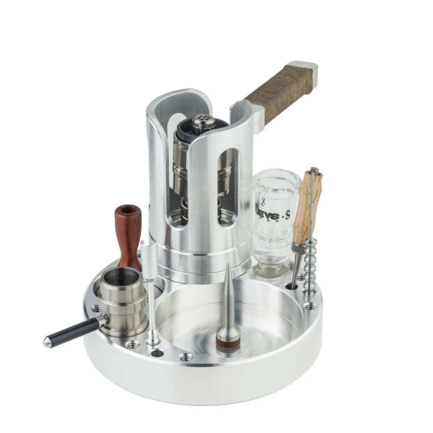 CANNABIS HARDWARE | FLOWERPOT 5" HEAT STAND AND DEBOWLER