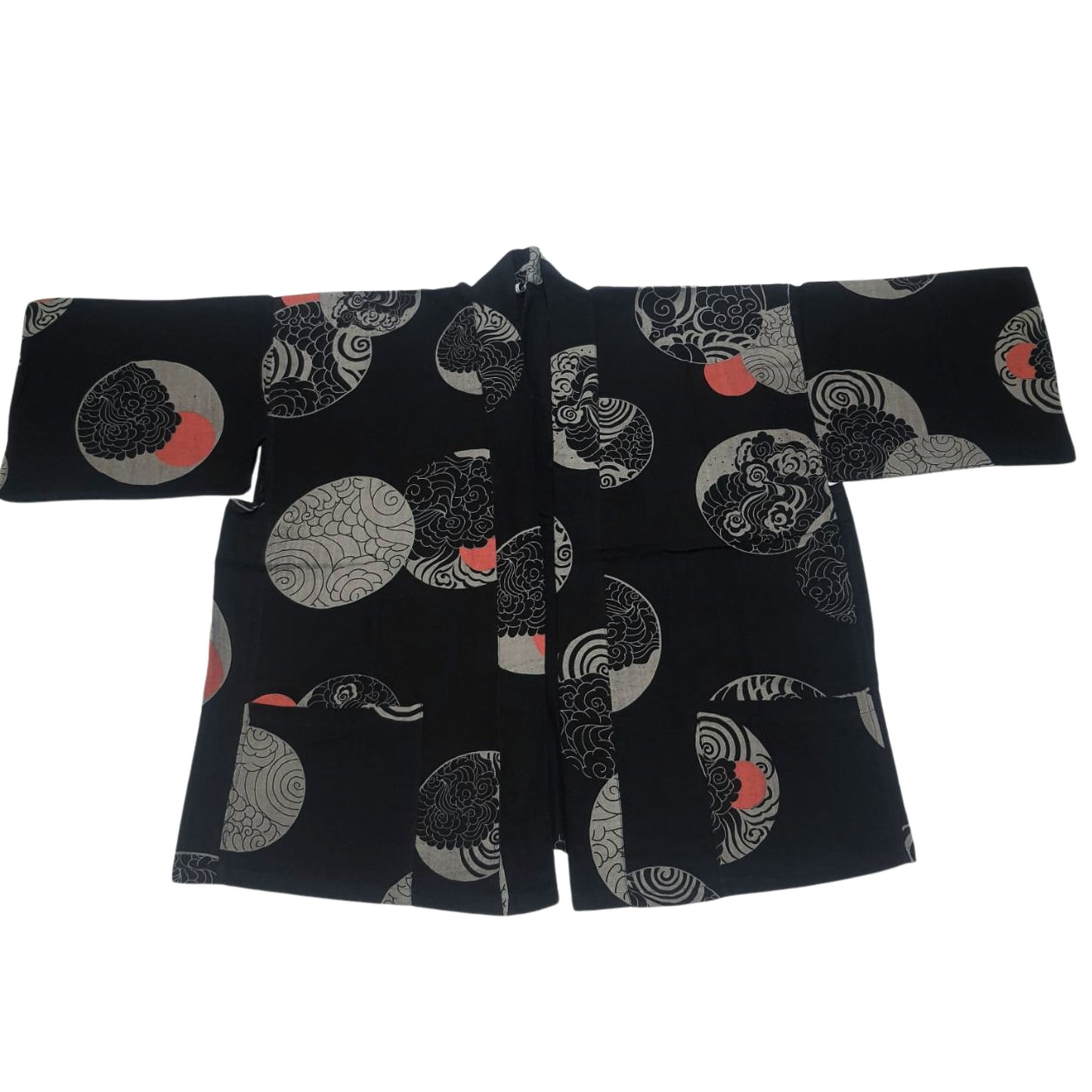 RAK MAE รักแม่ | COMFY KIMONO COTTON ROBE - THE GREAT RED NATURE (FREESIZE)