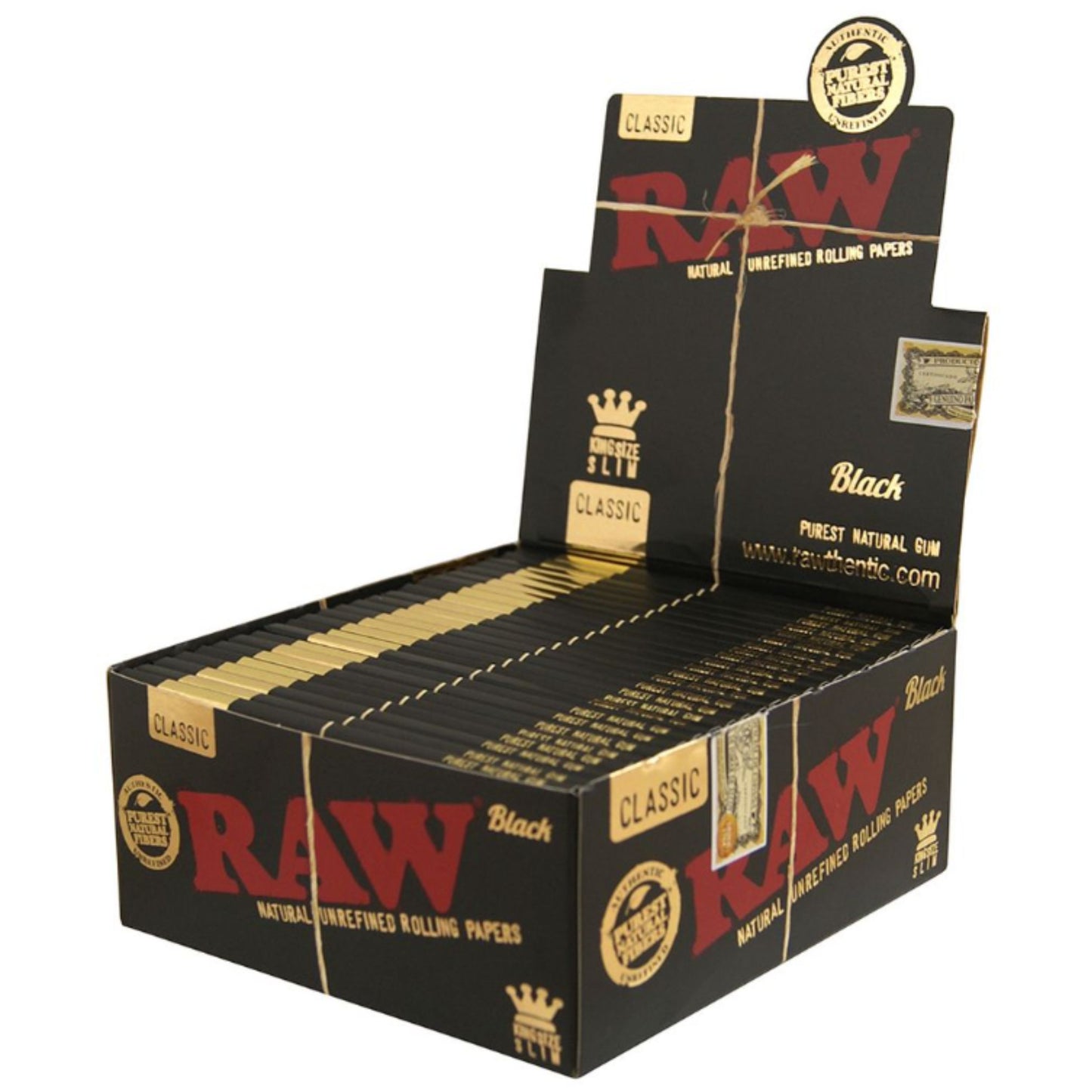 ROLLING PAPER | RAW BLACK CLASSIC KINGSIZE ROLLING PAPER