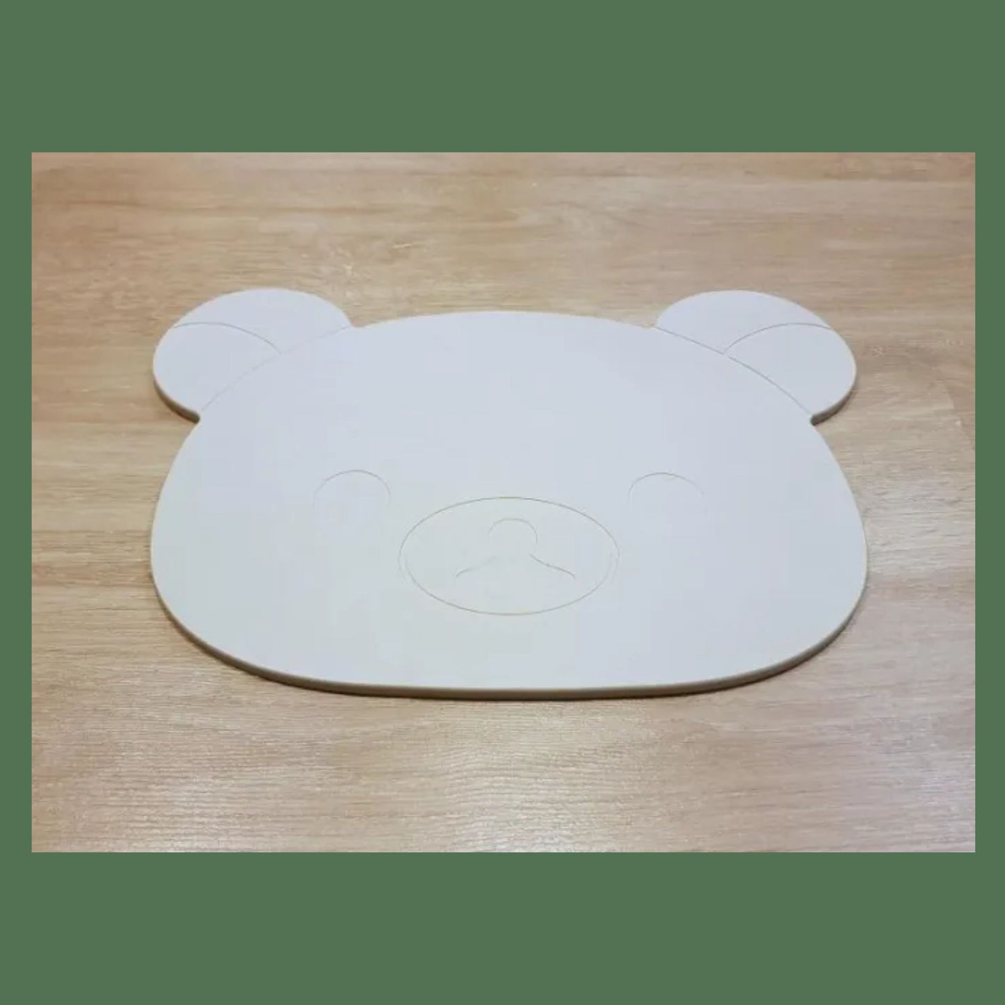 พรมหินเช็ดเท้าญี่ปุ่น น้องหมี 300x450mm - BEAR SHAPE DIATOMITE BATH
