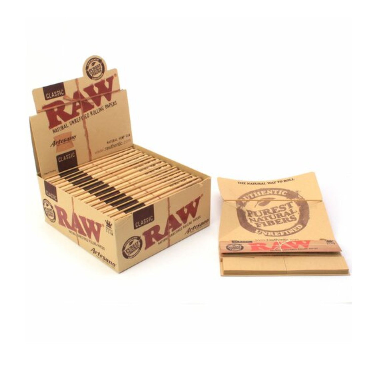 ROLLING PAPER | RAW CLASSIC ARTESANO KINGSIZE WITH FILTER TIPS