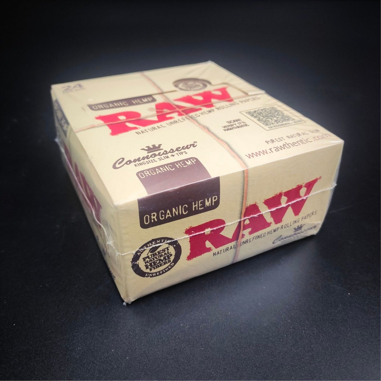 ROLLING PAPER | CHA RAW ORGANIC HEMP CONNOISSEUR KINGSIZE WITH TIPS