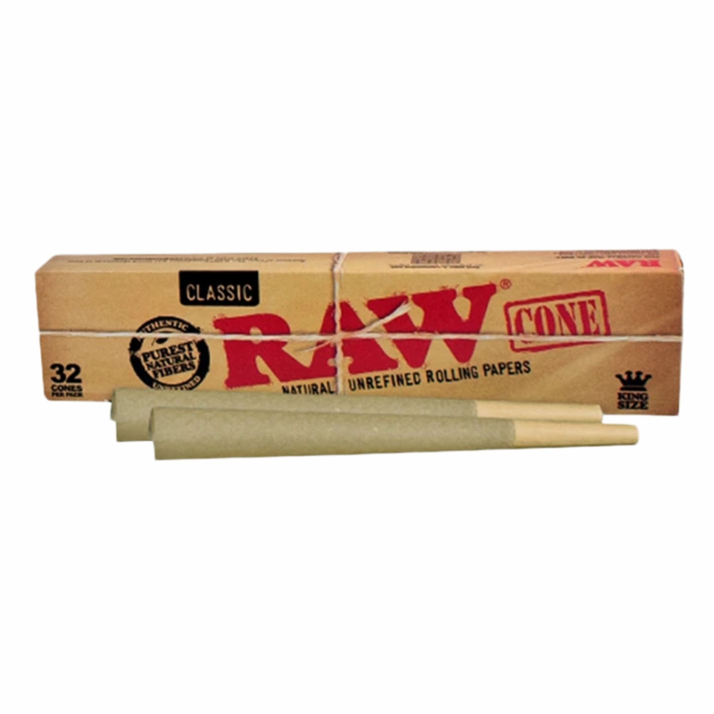 ROLLING PAPER | RAW CLASSIC 32 PRE-ROLLED CONE KINGSIZE
