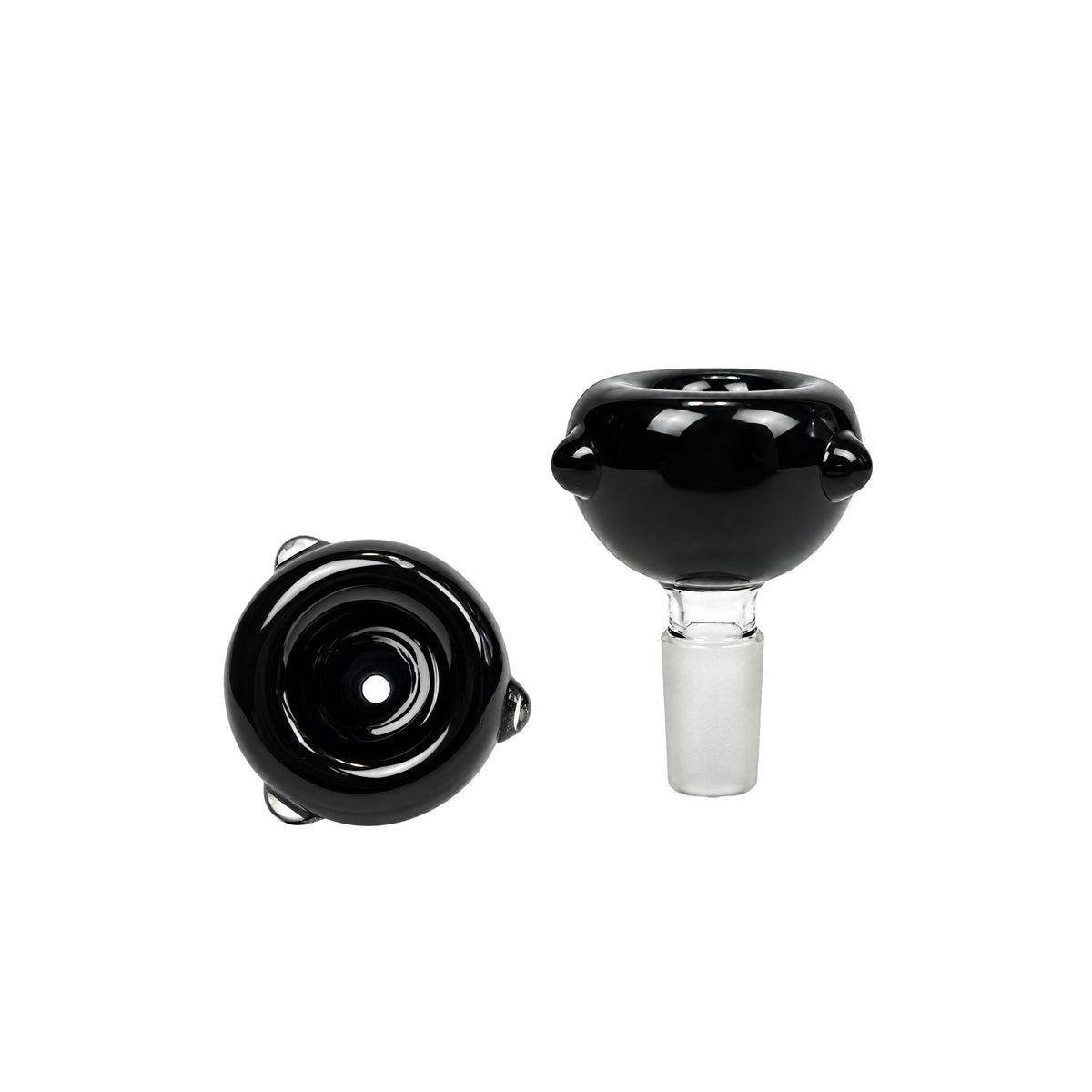 GLASS BOWL | BIG CUP BOWL 14MM COLORFUL BLACK