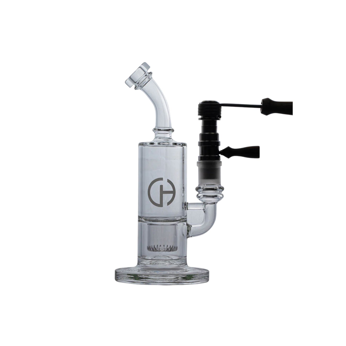 CANNABIS HARDWARE | 18.8MM FEMALE 9.5 INCH BENT NECK SUPER SLIT DIFFUSER