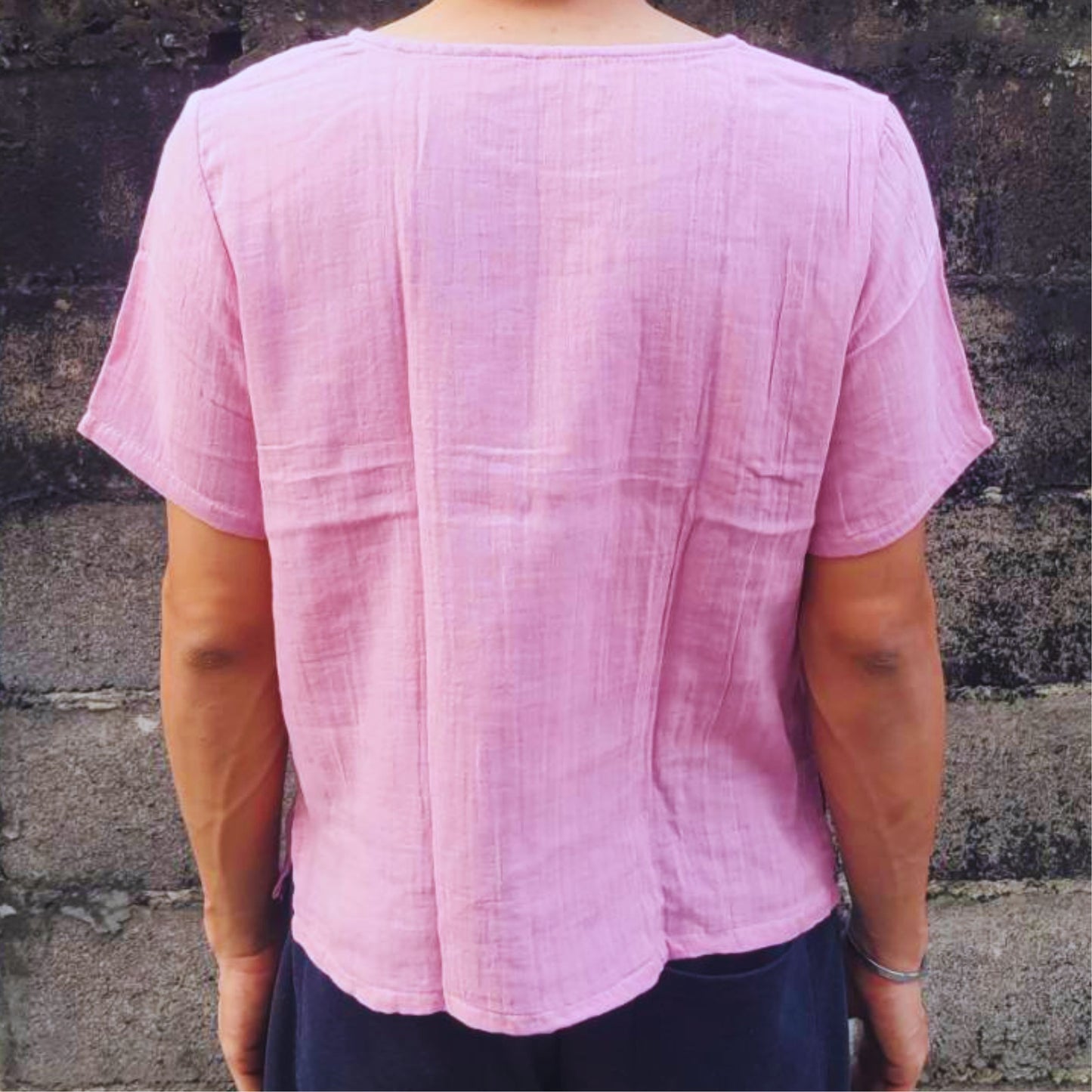 RAK MAE รักแม่ | COMFY COTTON CLASSIC SHIRT - PINK