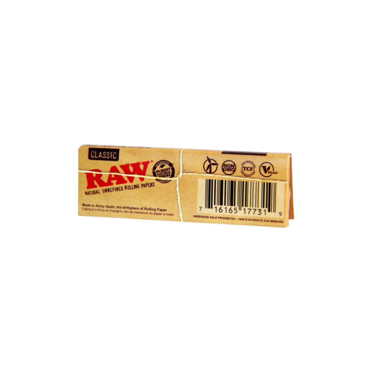 ROLLING PAPER | RAW CLASSIC 1 ¼" ROLLING PAPER
