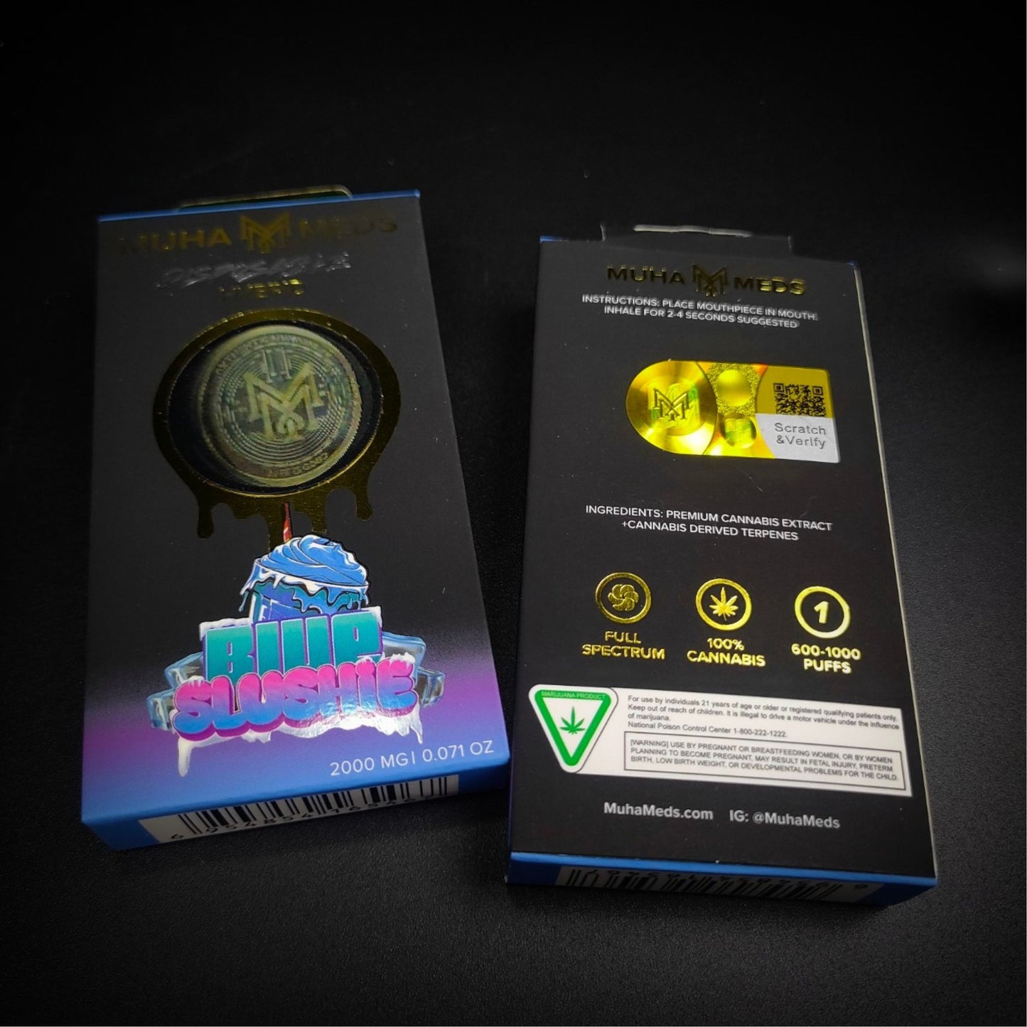 MUHA MEDS 2.0ML | BLUE SLUSHIE : HYBRID