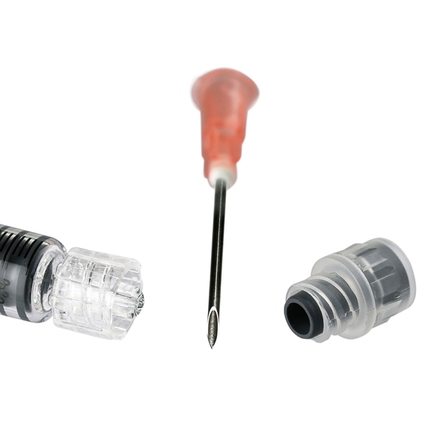 LUER LOCK GLASS SYRINGE - 5 PIECES / SET