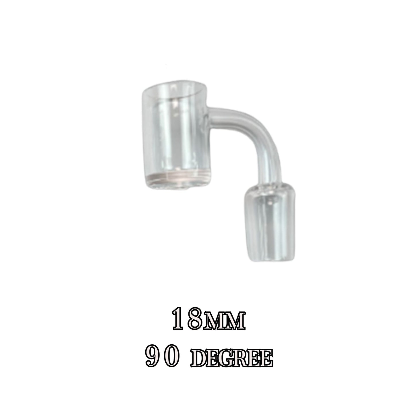GLASS BOWL | QUARTZ BANGER BOWL BIG CUP 14 & 18MM 90 DEGREE