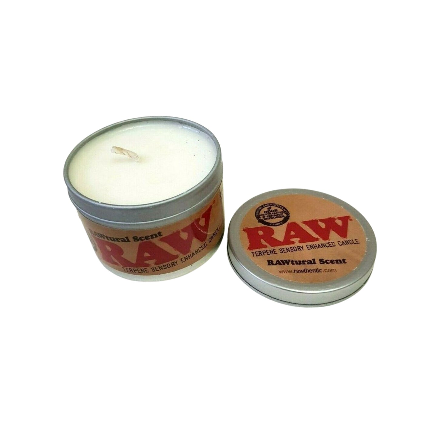 RAW CANDLE RAWTURAL SCENT WITH HEMP SEED OIL
