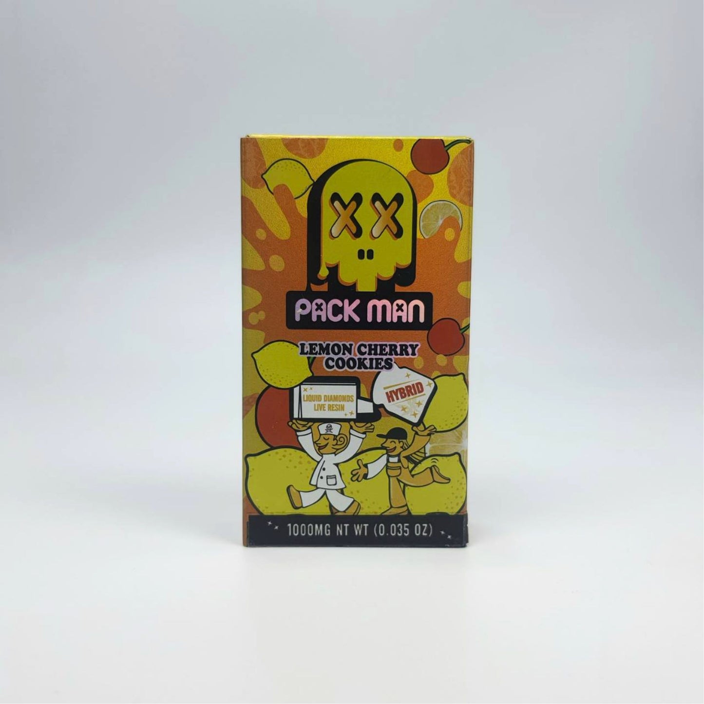 PACK MAN LIQUID DIAMONDS + LIVE RESIN 1.0ML | LEMON CHERRY COOKIES : HYBRID