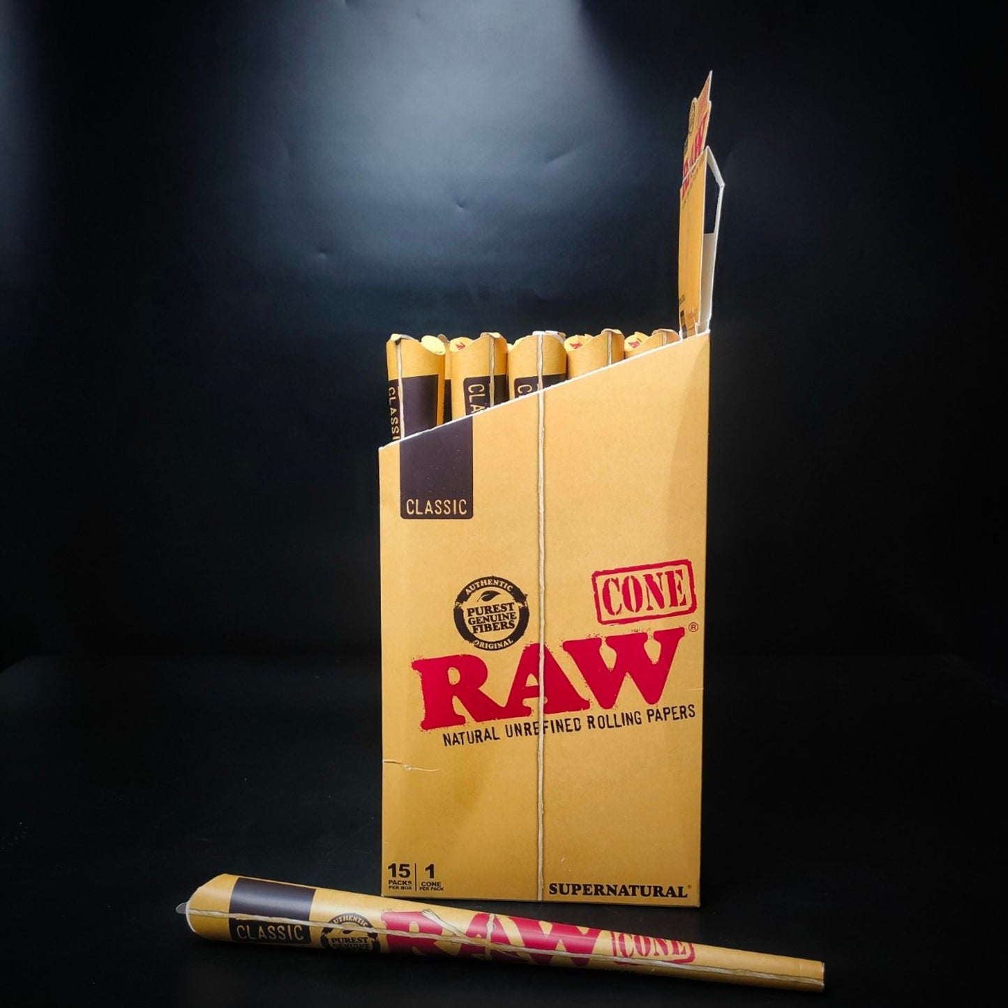 ROLLING PAPER | RAW CLASSIC SUPERNATURAL PRE - ROLLED CONE 30CM