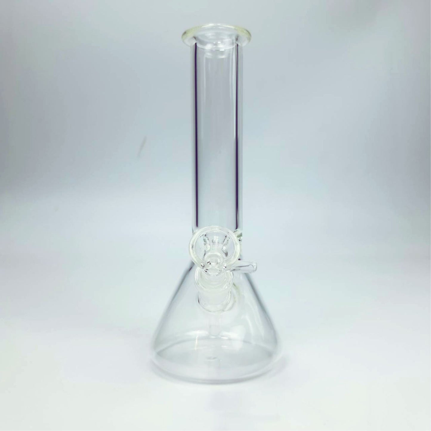 GLASS BONG | CLASSIC CLEAR BEAKER GLASS BONG 8 INCH 4MM THICKNESS