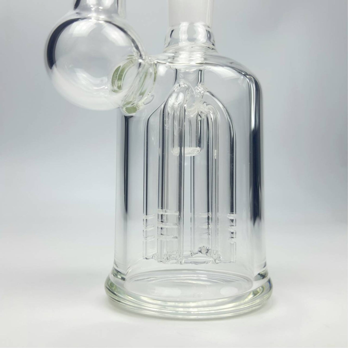 GLASS BONG | MINI PORTABLE BONG 4-ARM PERC 6 INCH GLASS BOTTTLE