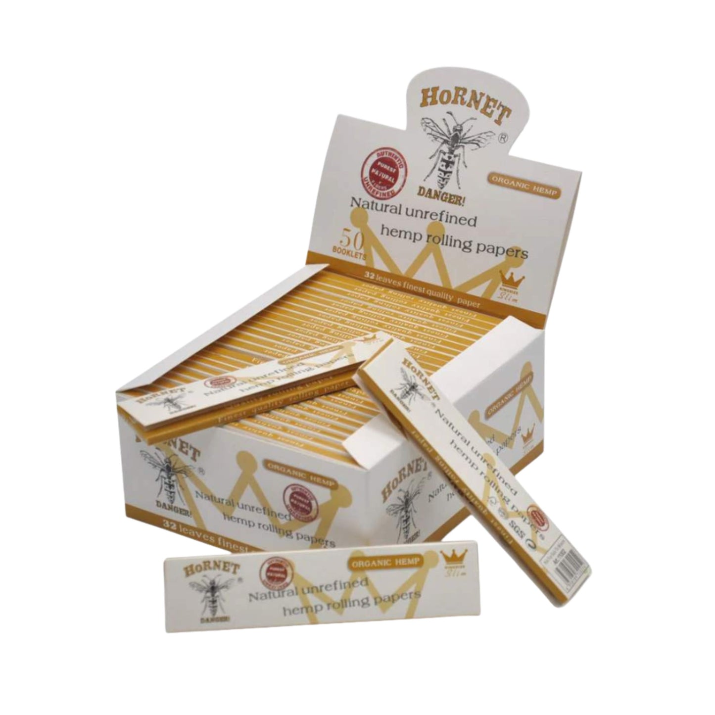 ROLLING PAPER | HORNET KINGSIZE WHITE ORGANIC HEMP ROLLING PAPER