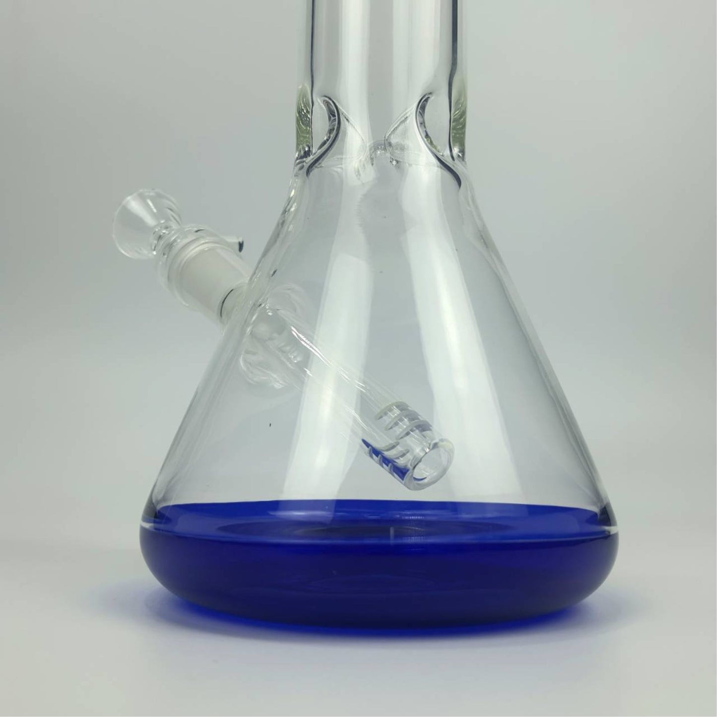Glass Bong | BLUE BASE NO LOGO BEAKER 11.5 INCH