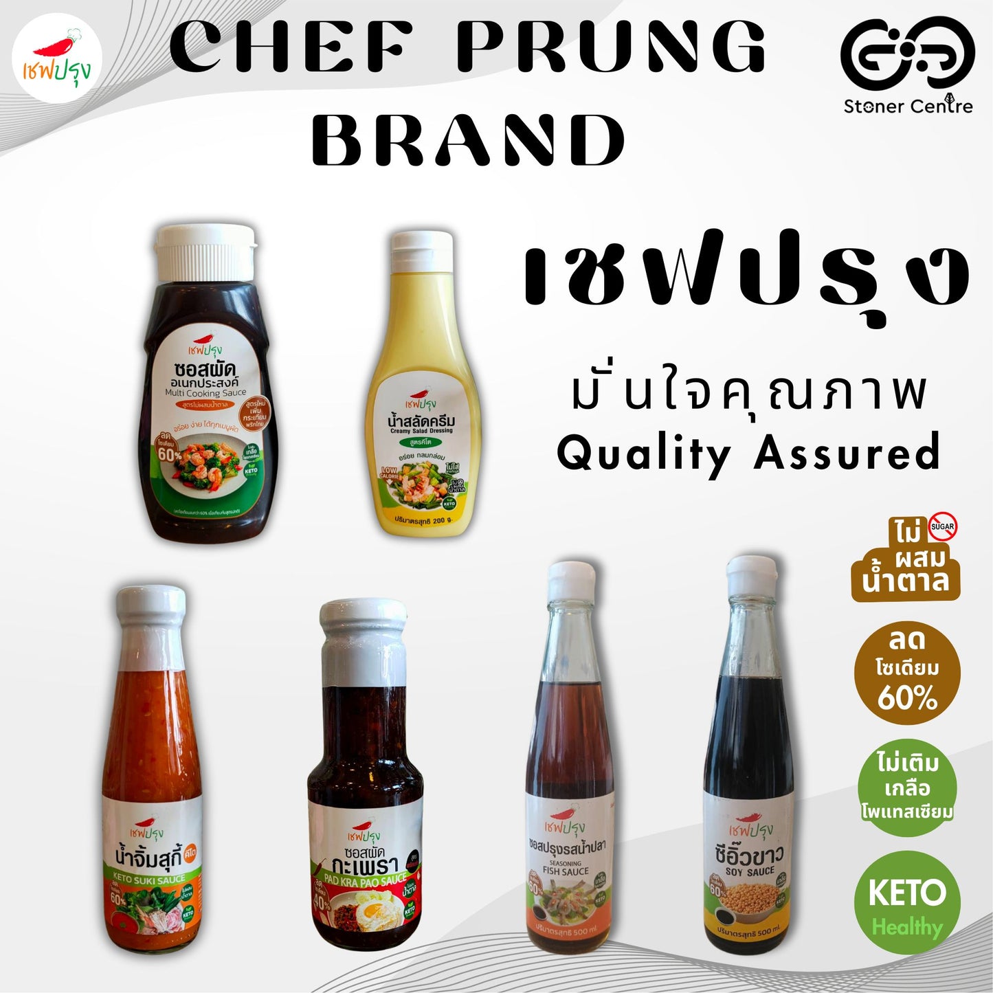 Seasoning Fish Sauce 500 ml. KETO No Sugar | "ซอสปรุงรสน้ำปลา สูตรคีโต" ลดโซเดี่ยม 60% ไม่ผสมน้ำตาล อร่อย กลมกล่อม ตรา เชฟปรุง ขนาด 500 ml.