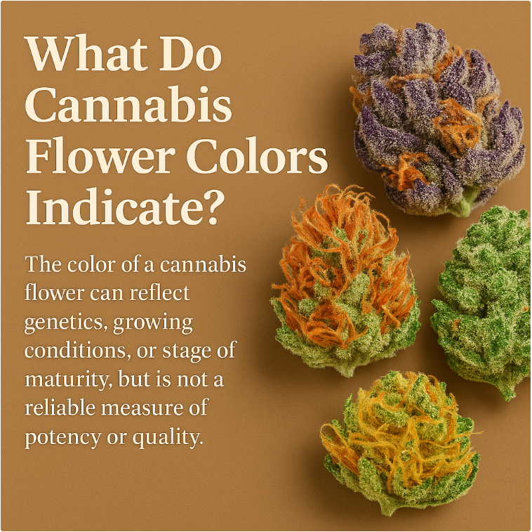 สีของดอกกัญชาบอกอะไรได้บ้าง?