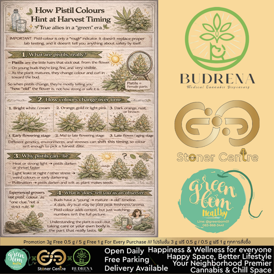 สีของเส้นขนบนดอก (pistils) เล่าช่วงเวลาเก็บเกี่ยวได้ยังไง