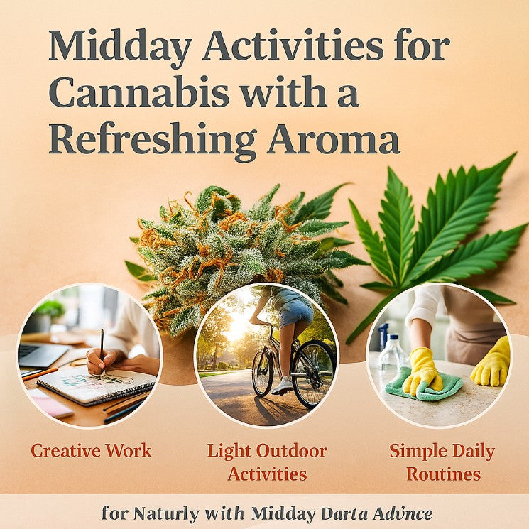 กิจกรรมที่เหมาะสำหรับกัญชาสาย Sativa โปรไฟล์กลิ่นสดชื่น