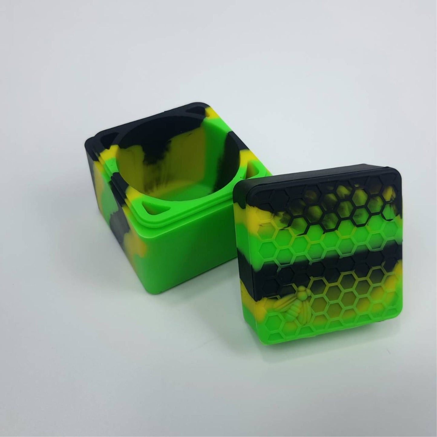 SILICONE | 78ML SILICONE SQUARE CONTAINER FOR CONCENTRATE