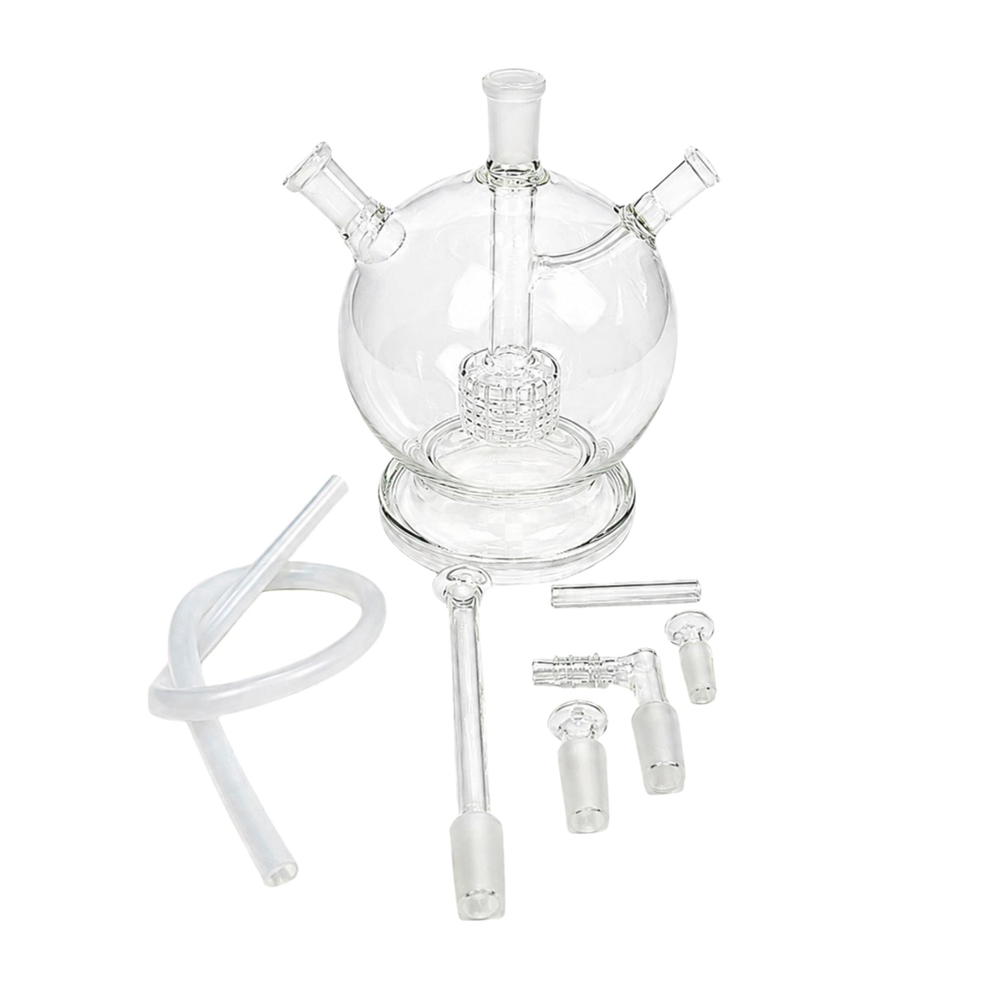 Glass Bong | MEGA GLOBE 7 IN 1 WATER BONG MATRIX PERC PIPE DAB RIG 6.5 INCH