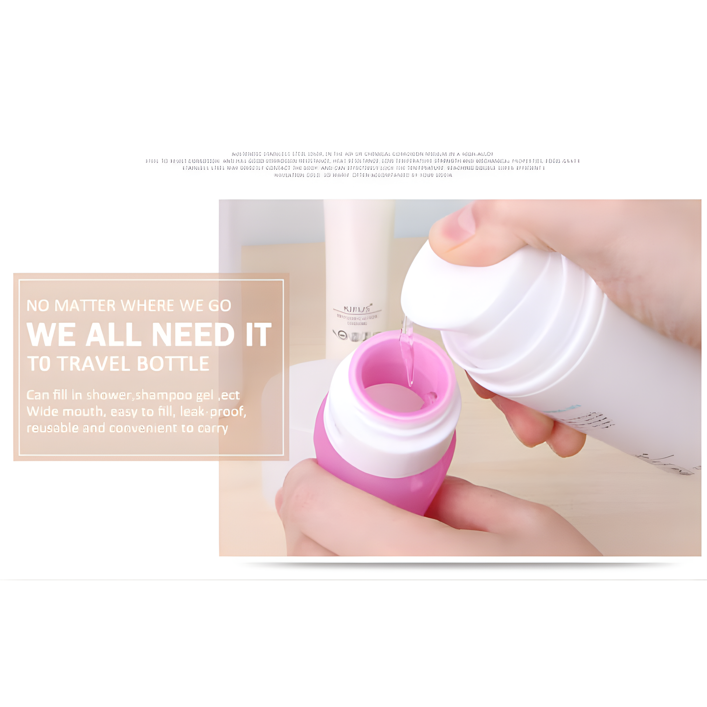 SILICONE BOTTLE - 3 PCS/PACK - 37/69/89 ML