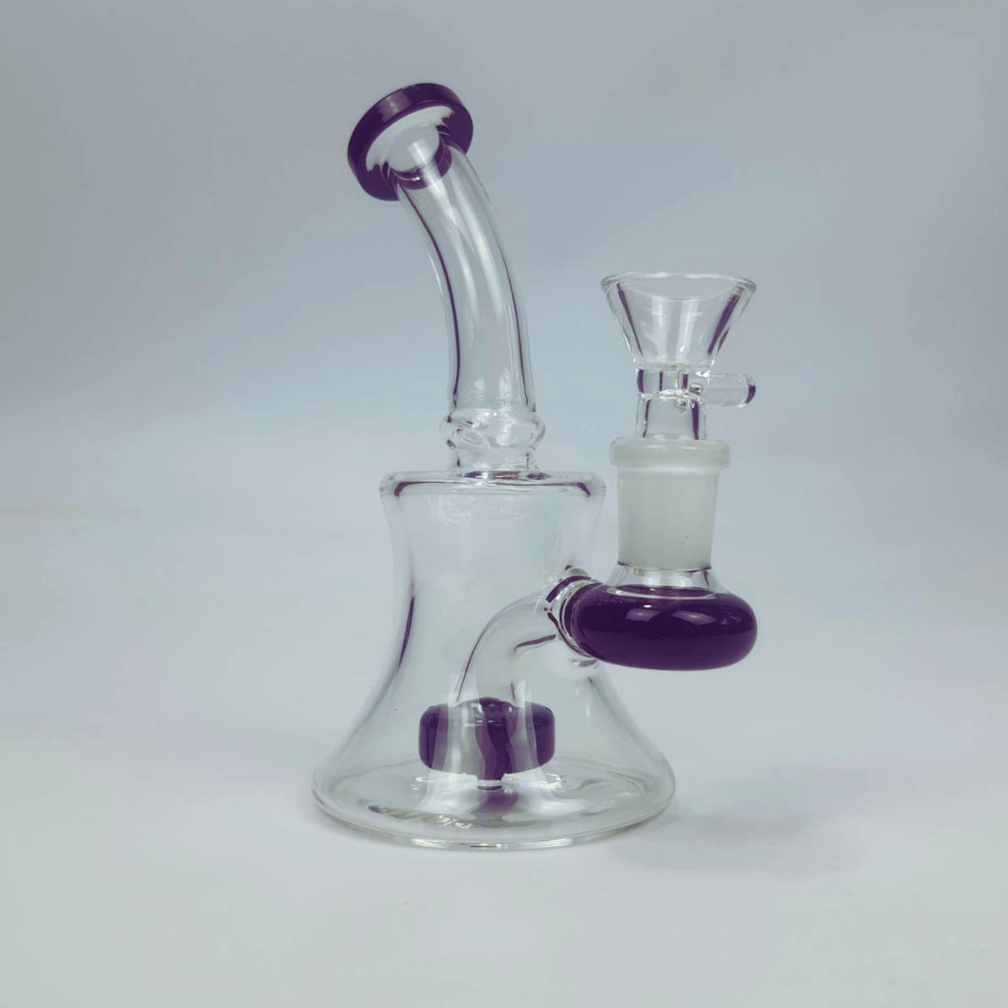 GLASS BONG | DAB RIG BEAKER 5.5 INCH WITH SHOWERHEAD PERC