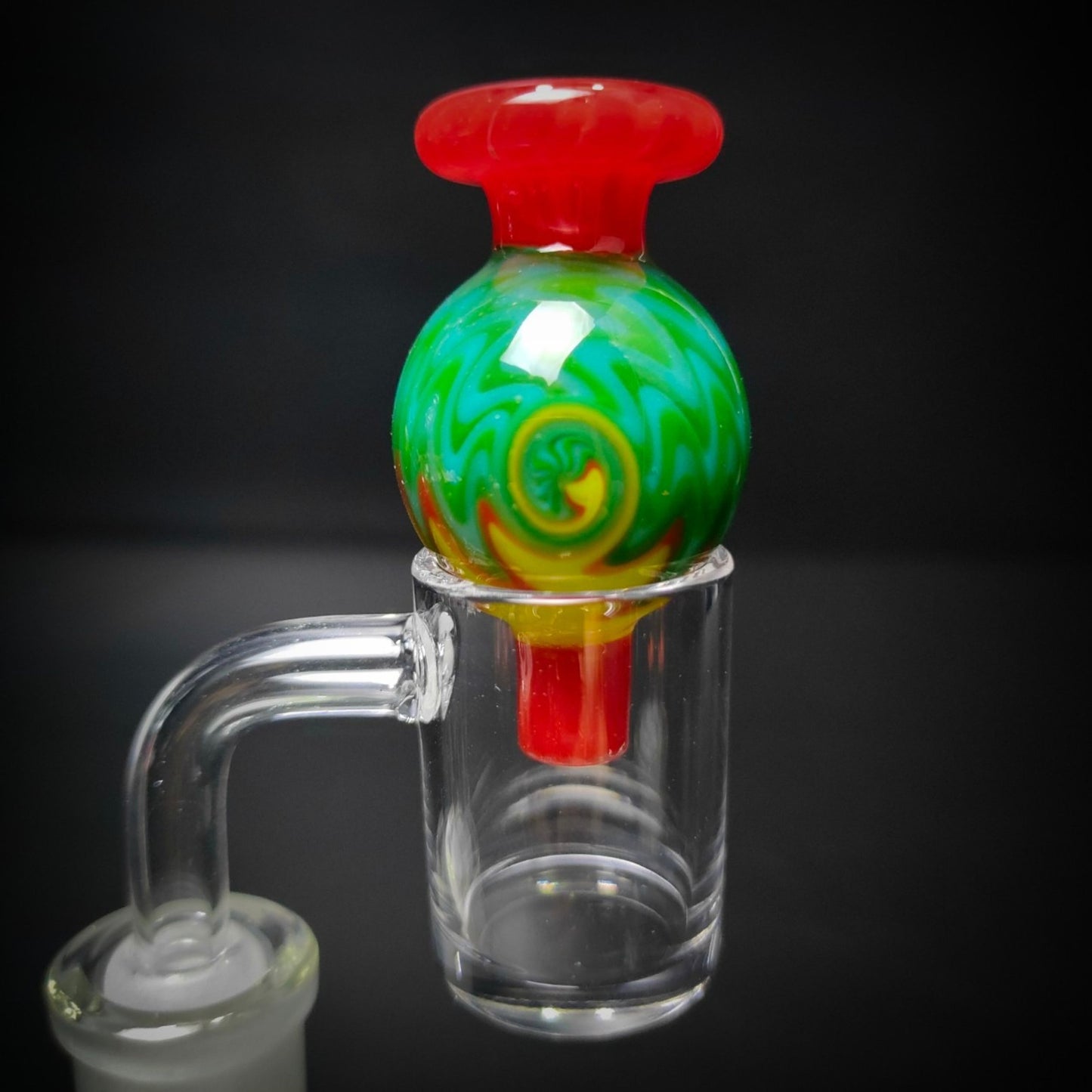 CARB CAP | END OF THE WORLD CARB CAP WITH TIP 10 MM INNER DIAMETER 26.5 MM WIDEST DIAMETER