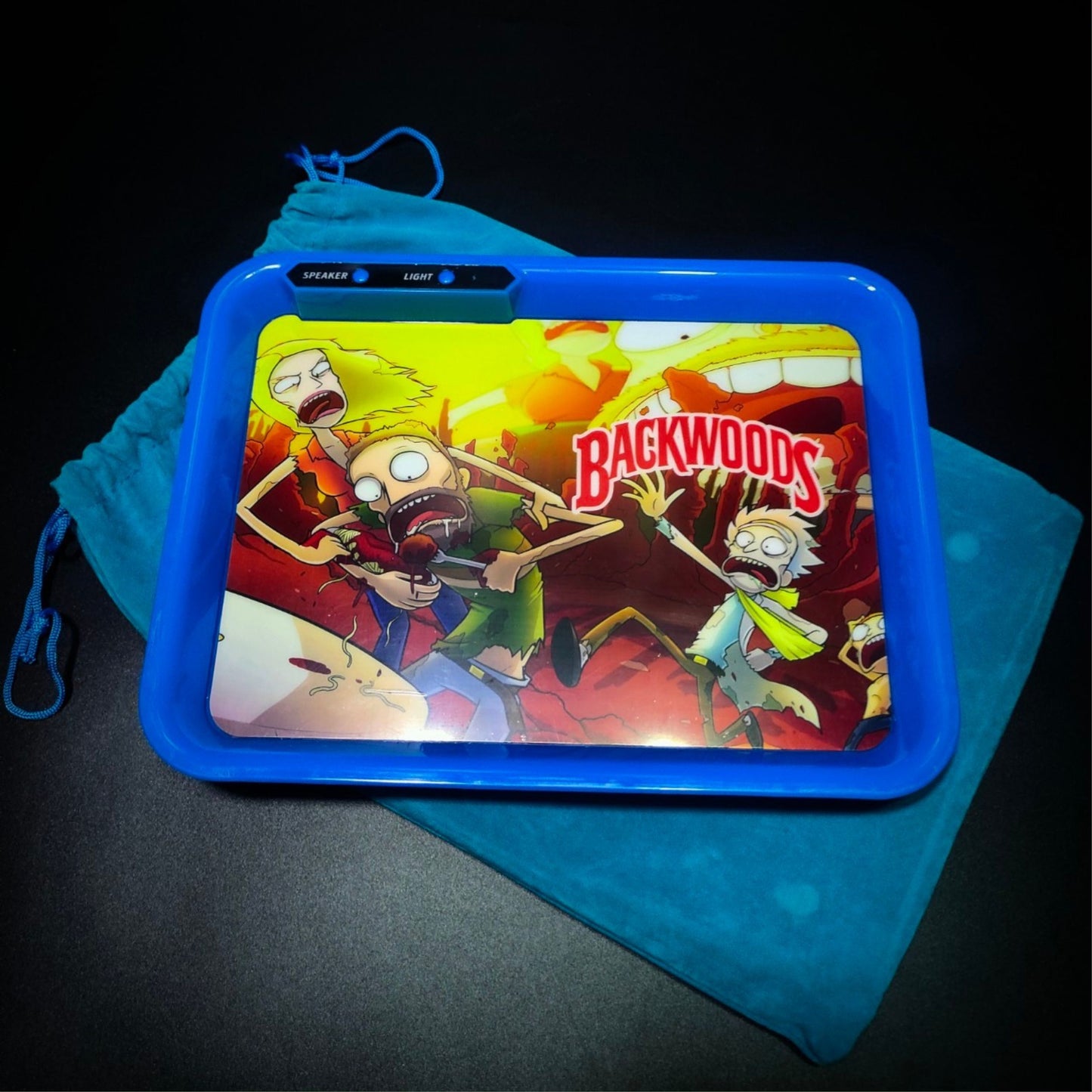 TRAY | LED BACKWOODS MUSIC BLUETOOTH TRAY GLOW IN THE DARK PARTY TRAY