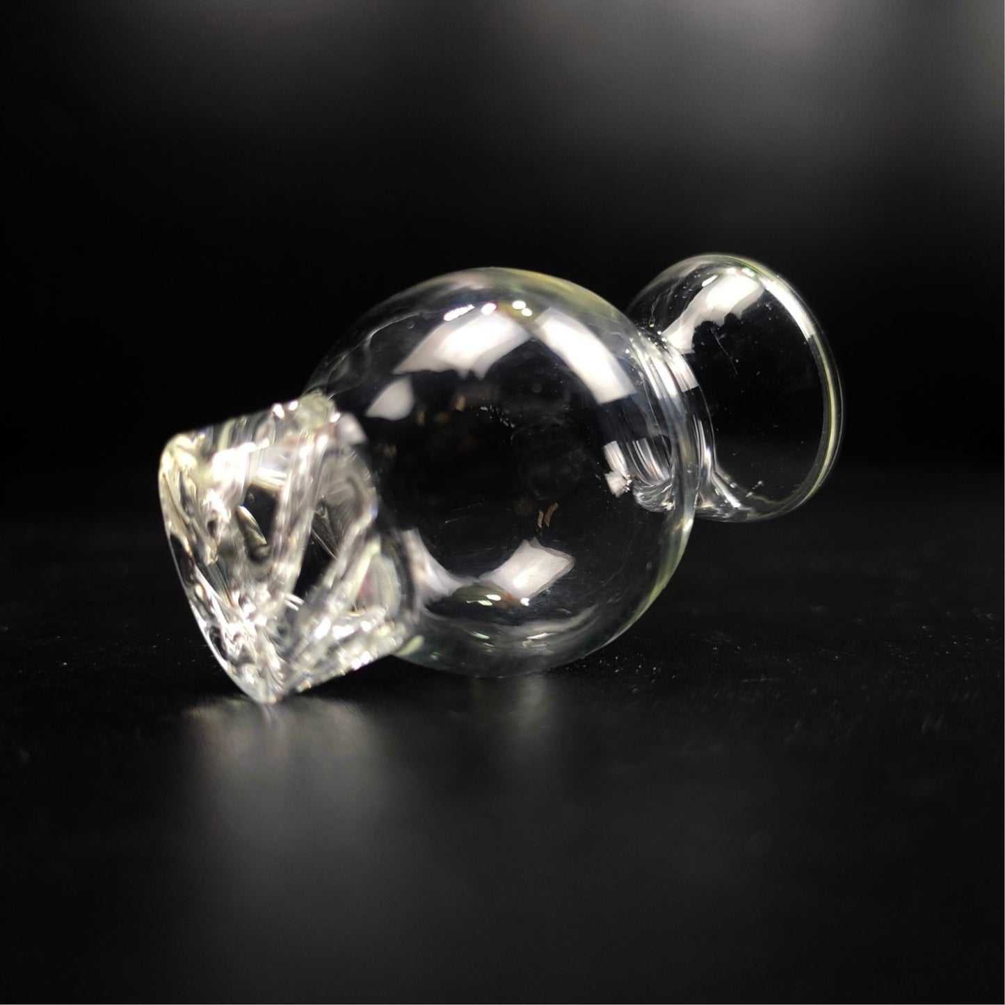 CARB CAP | SPIRAL RING V.1 QUARTZ CARB CAP 18.30 MM INNER DIAMETER 30 MM WIDEST DIAMETER