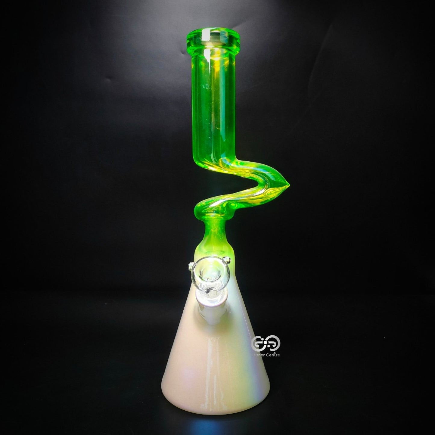 Glass Bong | HOLOGRAPHIC RAINBOW 17 INCH 3 KINK BRAKER