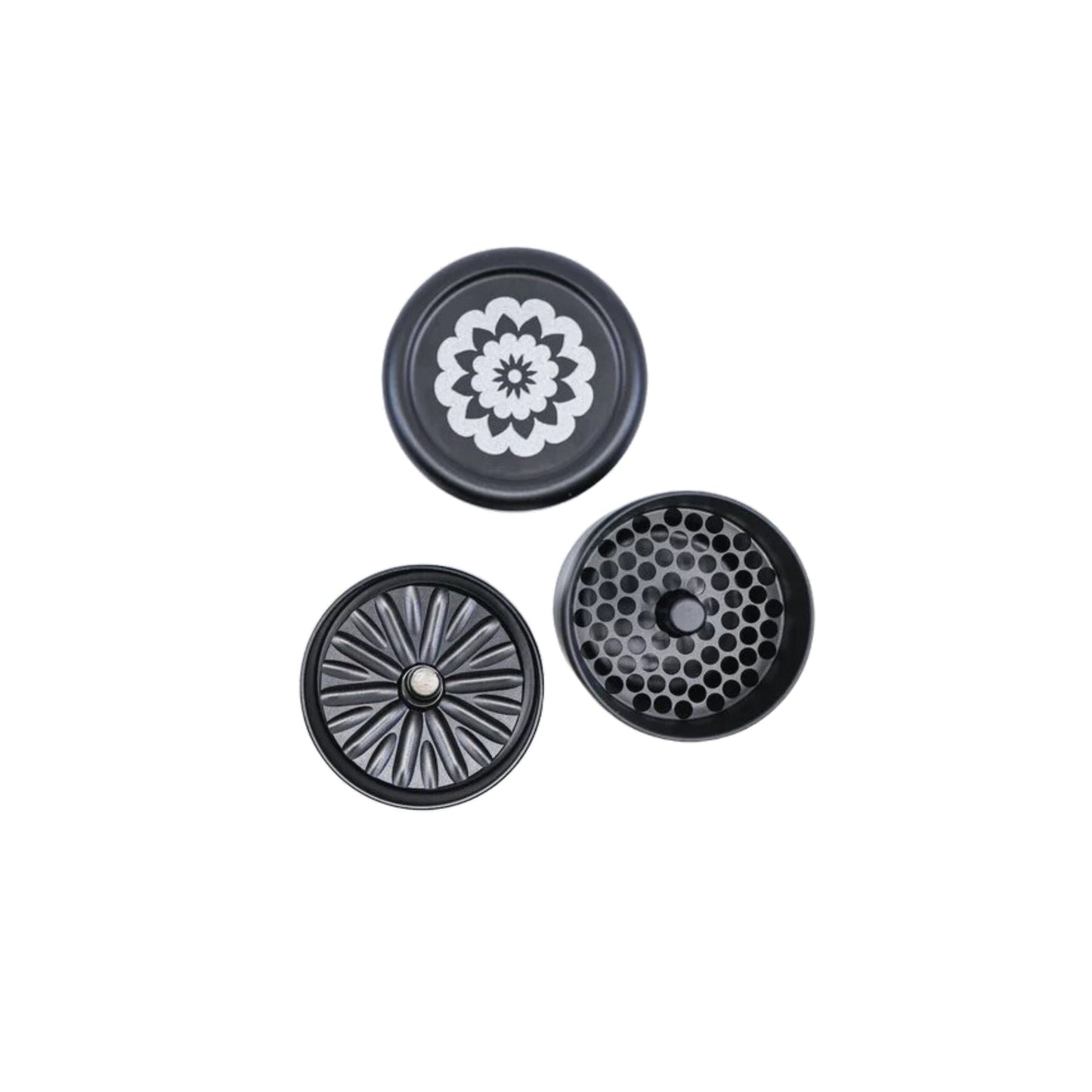 FLOWER MILL | GRINDER STANDARD 2.5" - BLACK