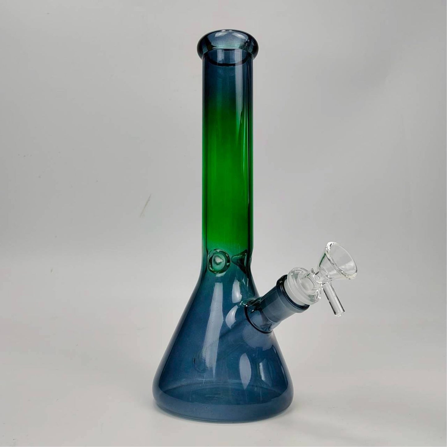 GLASS BONG | THE HULK 2-TONE BEAKER 10.5 INCH 5MM THICKNESS