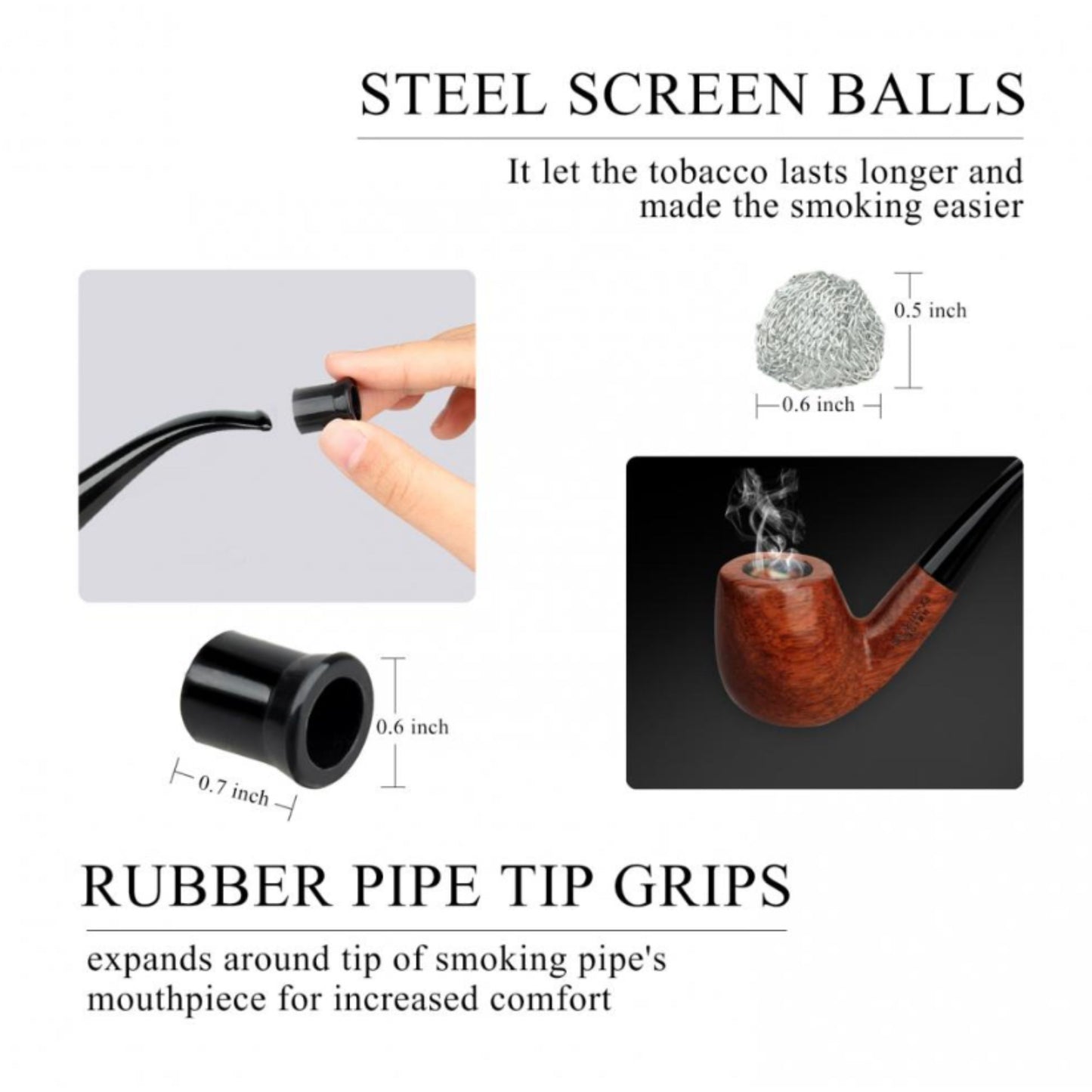 PIPE | FIREDOG - TZ07 2 IN 1 WOODEN PIPE