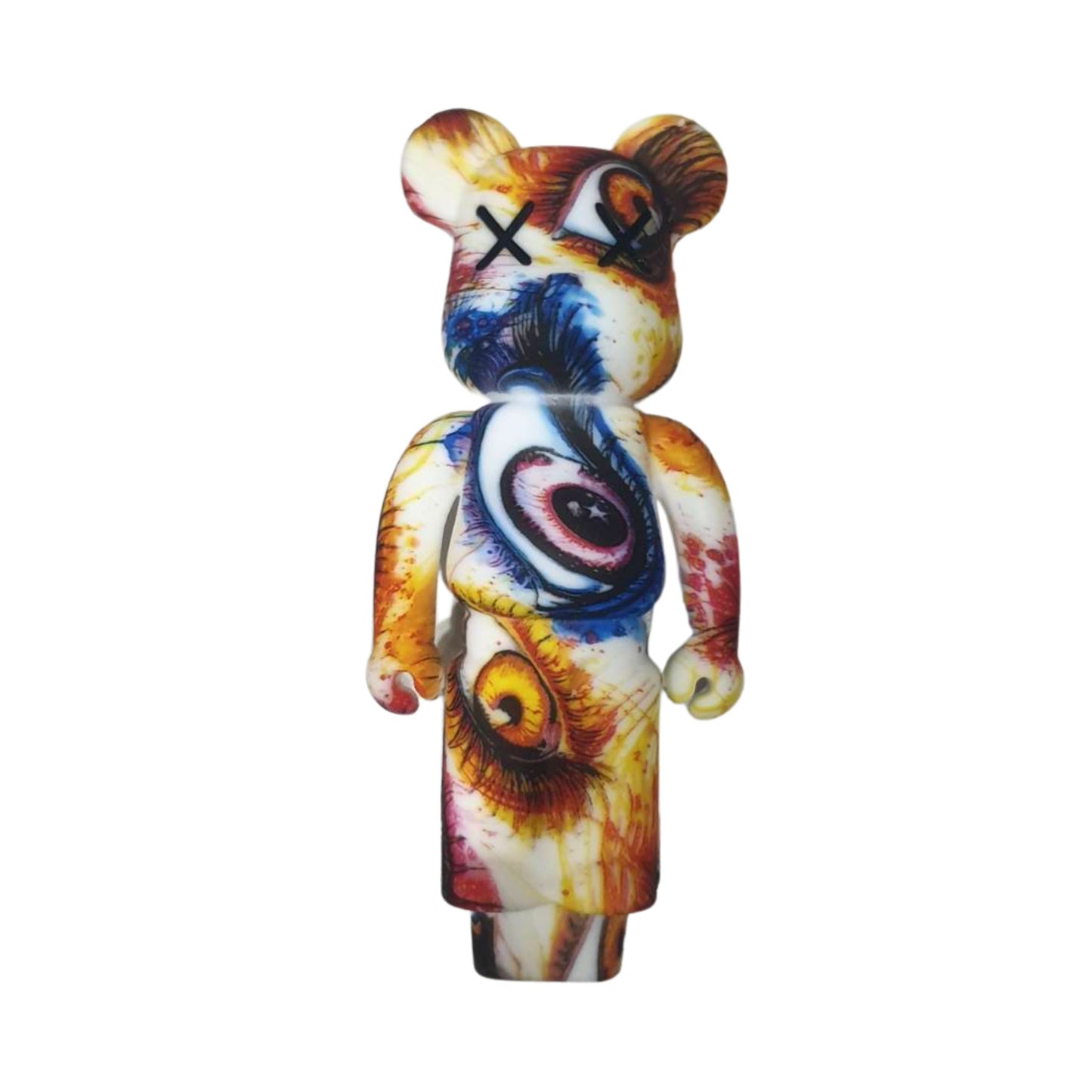 PIPE | COLORFUL TEDDY BEAR SILICONE PIPE 4 INCH