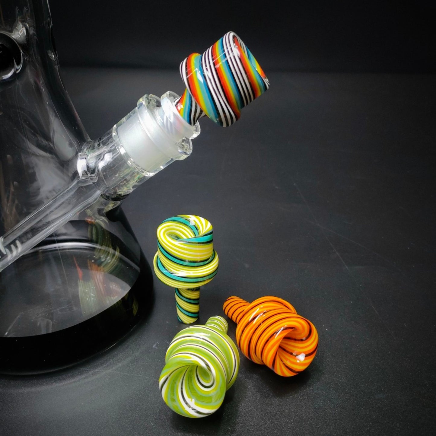 GLASS BOWL | TWISTY RETRO BOWL 14 MM