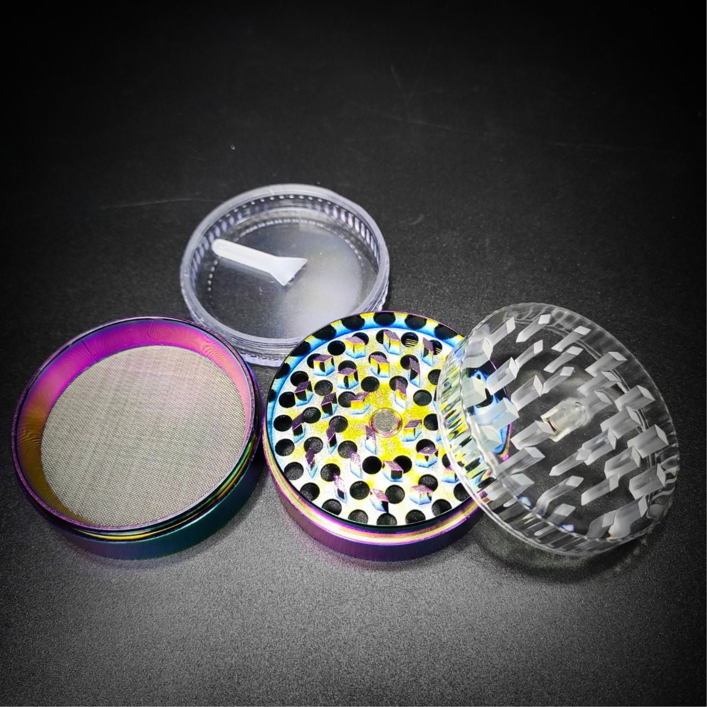 GRINDER | RAINBOW METAL GRINDER 4 LAYERS 60 MM