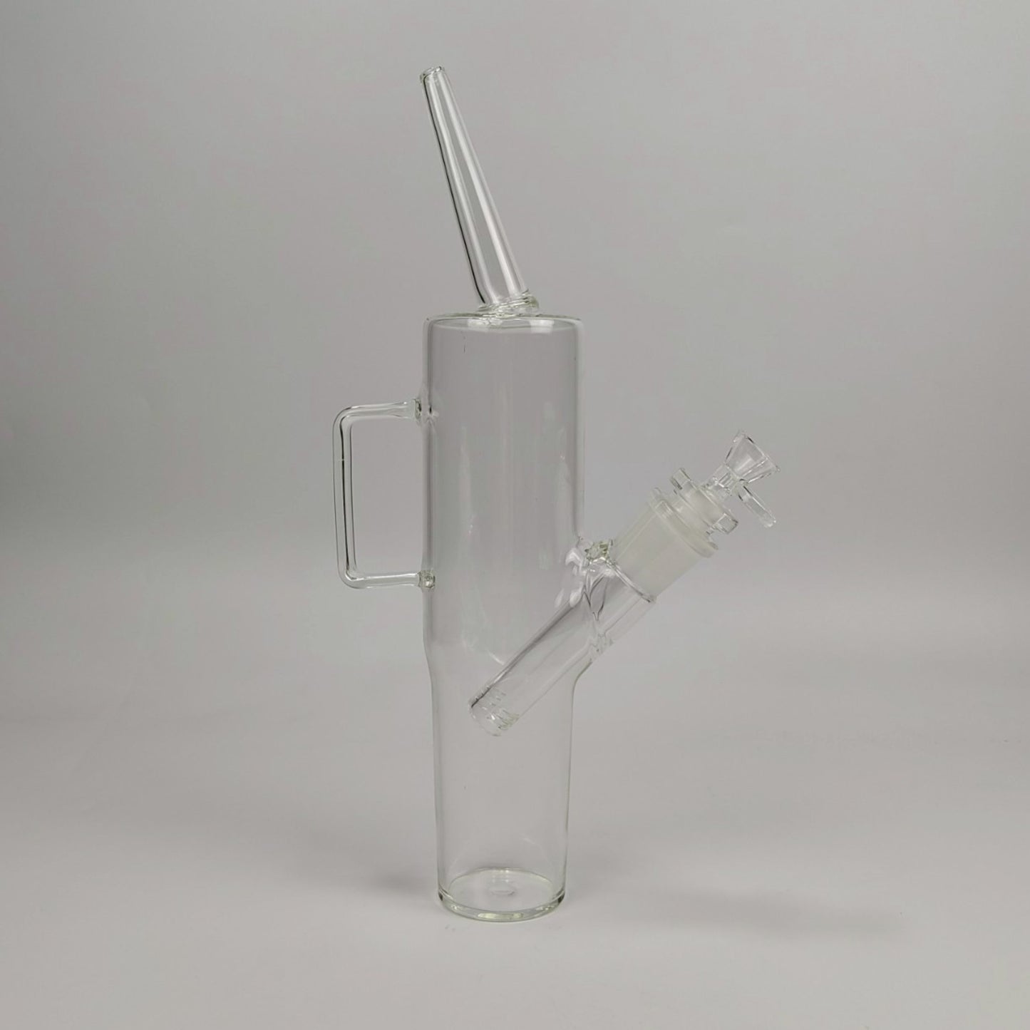 Glass Bong | TUBBLER BONG - IN - CAR WITH PEAK STRAW FITS IN CAR TUMBLER SOCKET 5 MM THICKNESS 14.5 INCH
