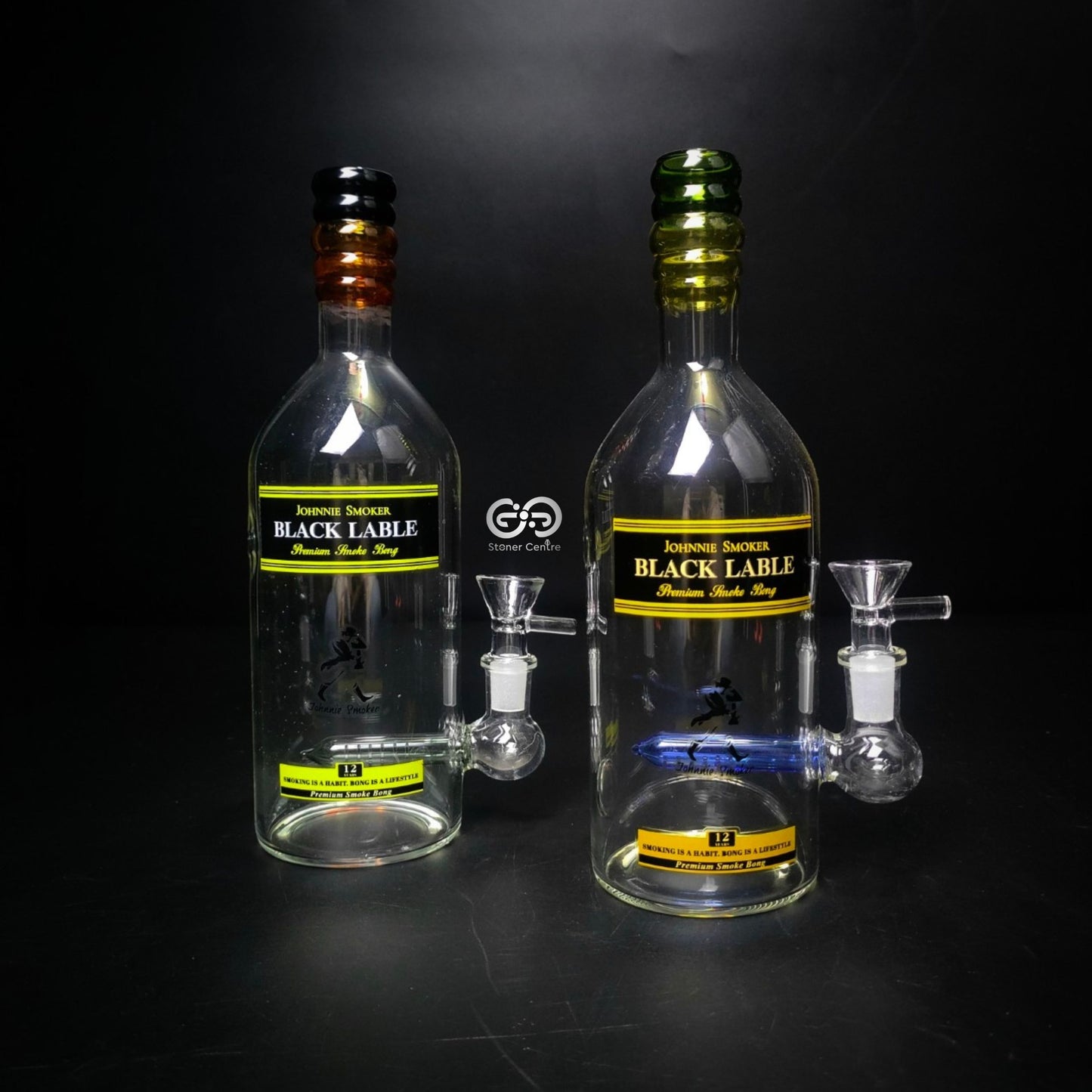 Glass Bong | BLACK LABLE BONG PREMIUM SERIES WITH PERCOLATOR 9 INCH